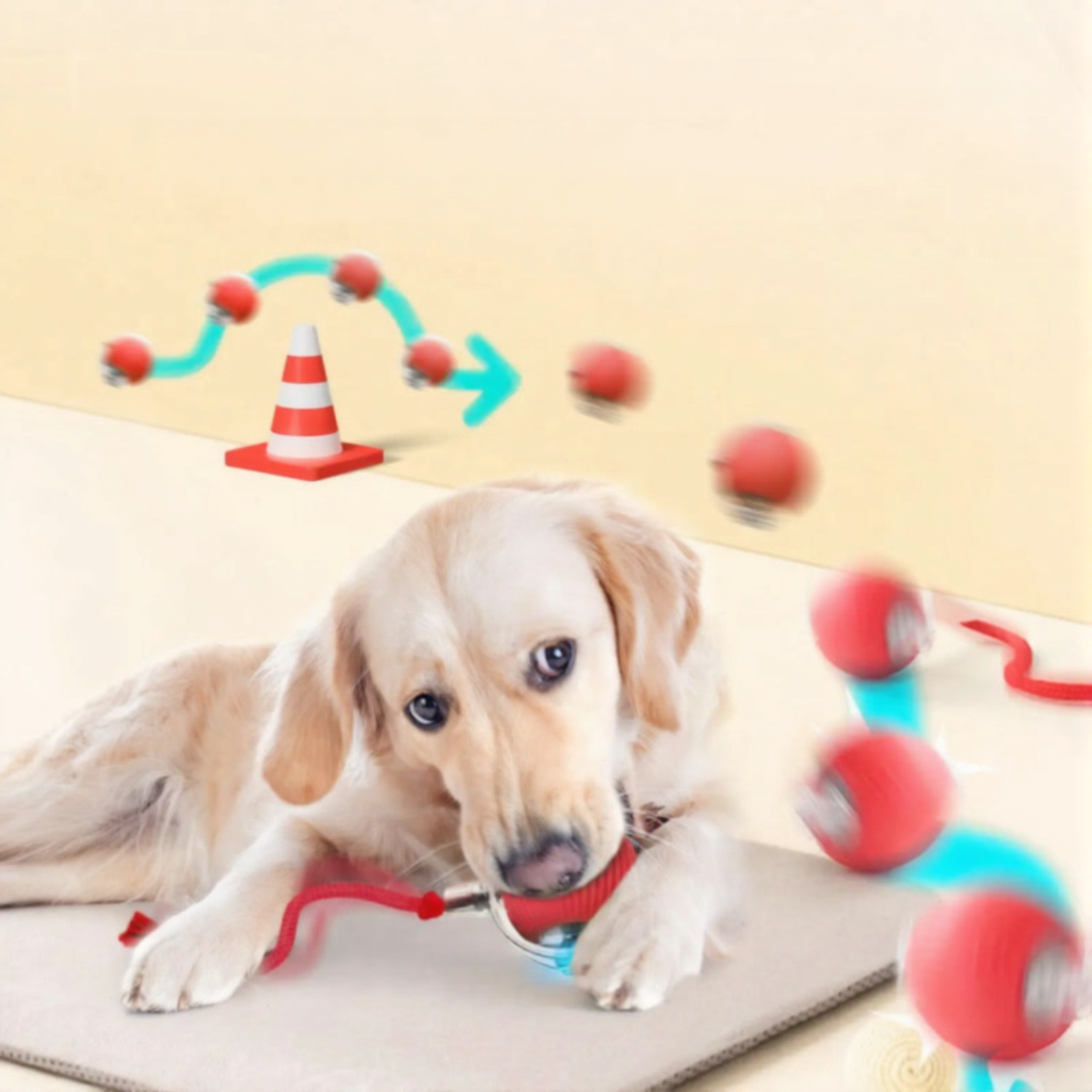 PAAWZY Interactieve Speelbal – Automatische Rollende Kattenbal