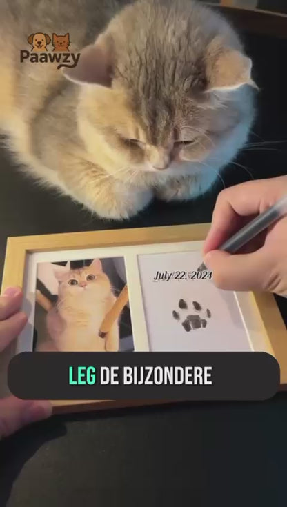 PAAWZY Pootafdruk Kit – Herinneringsset voor Huisdieren